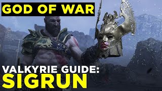 God of War Sigrun the Valkyrie Boss Fight Guide [upl. by Glen]