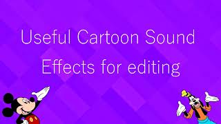 100 Cartoon Sound Effects for Editing [upl. by Cruickshank]