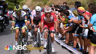 Vuelta a España 2021 Stage 10 extended highlights  Cycling on NBC Sports [upl. by Anilemrac]