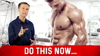 How to Grow Your Muscles – Muscle Building Tips by DrBerg [upl. by Fanchet]