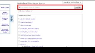 LexisNexis Academic Finding Landmark US Cases [upl. by Pozzy679]