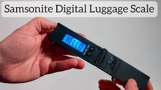 Samsonite Foldable Digital Luggage Scale First Look [upl. by Ronica]