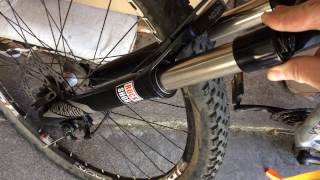 How To Adjust Rockshox Mountain Bike Forks [upl. by Westland340]