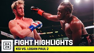 HIGHLIGHTS  KSI vs Logan Paul 2 [upl. by Anele]