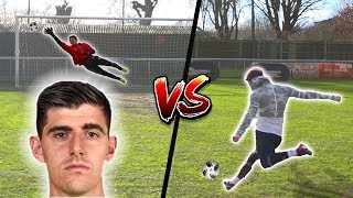 F2 SHOOTING VS COURTOIS 💥⚽️🥅  Billy Wingrove amp Jeremy Lynch [upl. by Ocinom]