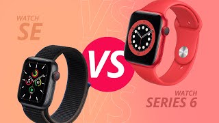 Apple Watch SE e Series 6 qual a diferença Comparativo [upl. by Yromas]