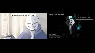 Undertale Mashup  Megalomaniac Glitchtale x Megalovania Sans Version [upl. by Nonrev322]