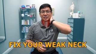 Unstable Neck Fix It With This Simple Exercise  Physical Therapist Teaches  Cervical Impact Chin [upl. by Ayatnahs]