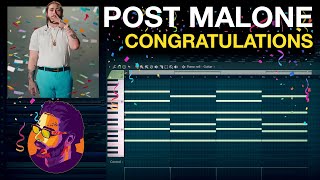 How quotCongratulationsquot by Post Malone was Made [upl. by Olrak]