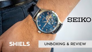 Seiko Presage SSA421J Automatic  Unboxing amp Quick Look [upl. by Ardnohsed379]