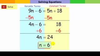 Solving MultiStep Equations [upl. by Danita858]