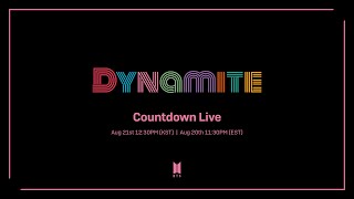 BTS 방탄소년단 Dynamite Countdown Live ENG [upl. by Ralfston809]