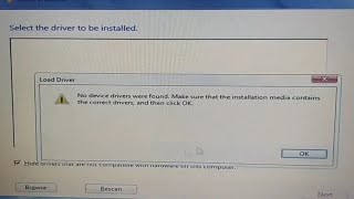 How to fix no driver were found windows 7 while installation [upl. by Arte417]