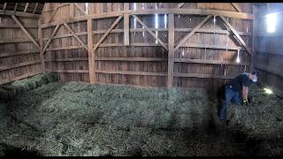 Stacking Hay In The Hay Mow [upl. by Eugeniusz]