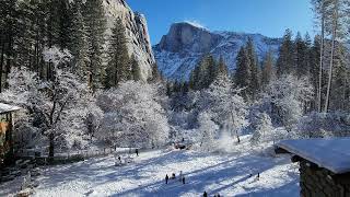 Relaxing Music Relieves stress ☀️ Instrumental Music  Yosemite National Park  Winter [upl. by Constantina]