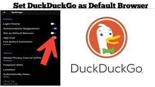 How to Set DuckDuckGo as Default Browser  Techno Logic  2021 [upl. by Diandre267]