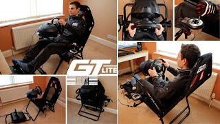 Next Level Racing GT Lite foldable cockpit review [upl. by Mas]