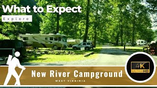 New River Campground West Virginia  Review Evaluation Camping Tent Gorge Gauley Bridge WV [upl. by Sices]