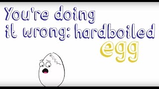 Youre Doing It Wrong How To Crack A Hard Boiled Egg [upl. by Bradly]