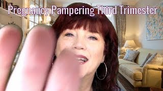 ASMR UP CLOSE PAMPERING PREGNANCY 3RD TRIMESTER SOFT SPOKEN WHISPER [upl. by Kurman797]