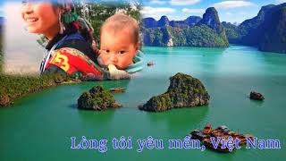 Vietnam song Hello vietnam Karaoke [upl. by Connett]