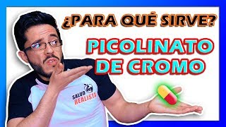 PICOLINATO DE CROMO  PARA QUÉ SIRVE Y DOSIS [upl. by Aerdnat]