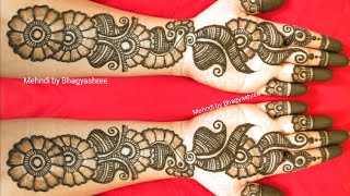 RAKHI SPECIAL SIMPLE MEHENDI DESIGNS  VERY EASY SHADED ARABIC HENNA MEHNDI DESIGNS FOR FRONT HANDS [upl. by Coad403]