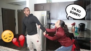 I CHEATED ON YOU PRANK ON BOYFRIEND HE BROKE UP WITH ME [upl. by Mundt]