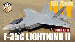 Scratch Built RC F35 Lightning II EDF jet [upl. by Terrilyn]