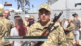 Ukrainian Day of Naval Forces in Mykolaiv [upl. by Eisdnyl]