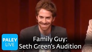 Family Guy  Seth Greens Audition [upl. by Lenoil278]