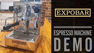 Espresso Resto Demo  Expobar Office Leva [upl. by Inasah888]