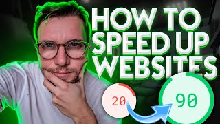 10 Ways to Make Websites FASTER [upl. by Auqinot721]