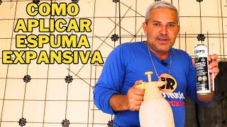 APRENDA APLICAR ESPUMA EXPANSIVA [upl. by Renita]