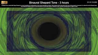 Binaural Shepard Tone  3 hours [upl. by Anaitat745]