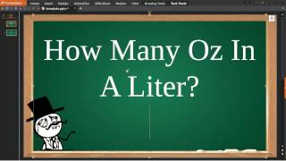 How Many Oz In A Liter [upl. by Opiak]