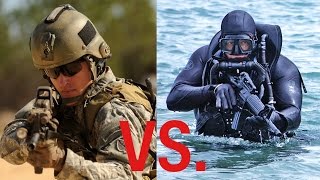 Differences Between The Green Berets And US Navy SEALs [upl. by Ettenuj]