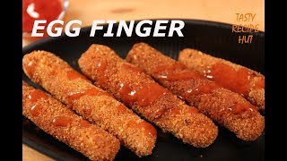 Crunchy Egg Fingers  Easy tea time snacks with less ingredients [upl. by Yenots189]