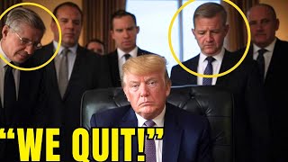 Trump Top Staff QUIT IMMEDIATELY After CABINET MEETING [upl. by Barby591]