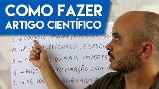 Como fazer um artigo científico – TCC Mestrado e Doutorado [upl. by Noryb91]