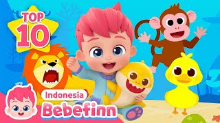 TOP 10  Kumpulan Lagu Anak  Bebefinn Bahasa Indonesia [upl. by Lazes]