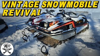 Will this ABANDONED Snowmobile RUN amp RIDE Again  How to Make an Old Sled Reliable [upl. by Godderd]