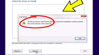 No device drivers were found Error Install windows 11  10  7  8  Fix no device driver were found [upl. by Mays]