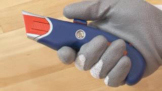 Uline ComfortGrip AutoRetractable Safety Knife [upl. by Solakcin6]