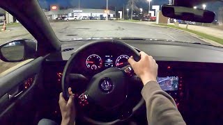 2021 Volkswagen Passat RLine  POV Night Drive Binaural Audio [upl. by Stevenson]