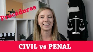 Procédure civile VS procédure pénale [upl. by Fagin803]