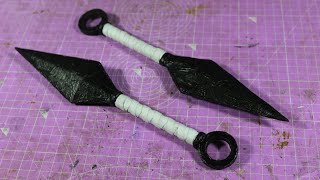 How To Make Easy Kunai  Knifes Naruto [upl. by Kathryne]