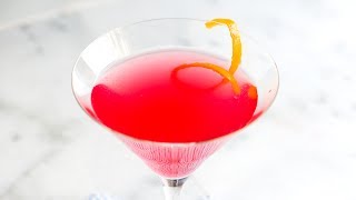 Perfect Cosmopolitan Cocktail Recipe [upl. by Aipmylo320]