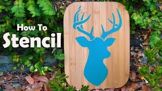 Stenciling 101 How To Paint With A Stencil [upl. by Clauddetta]