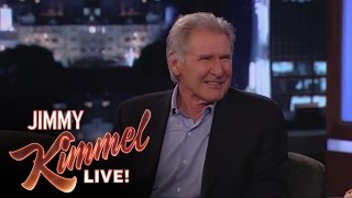 Harrison Ford Wont Answer Star Wars Questions [upl. by Ahsataj]